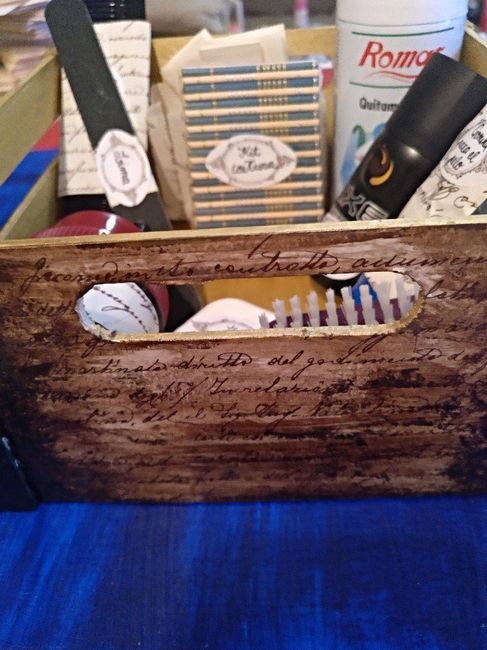 Preparando las cajas para el baño - 2