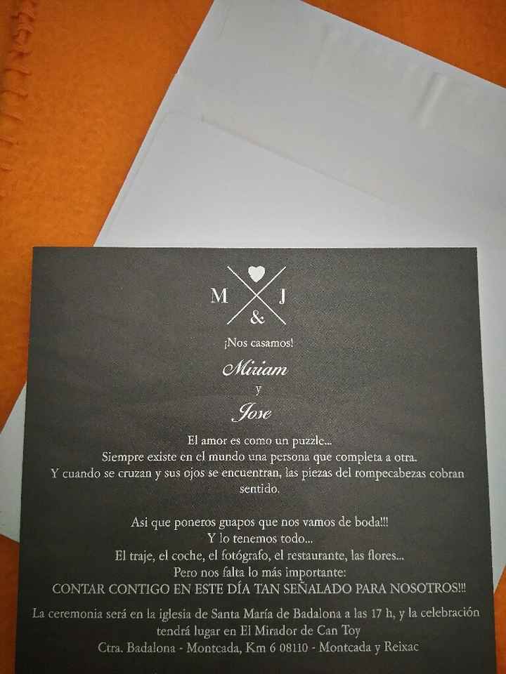 Invitaciones listas!!! - 2