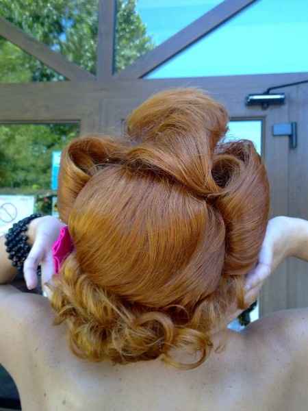 Color de pelo pelirrojo el día de la boda - 1