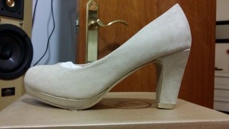 Mis zapatos de novia :)