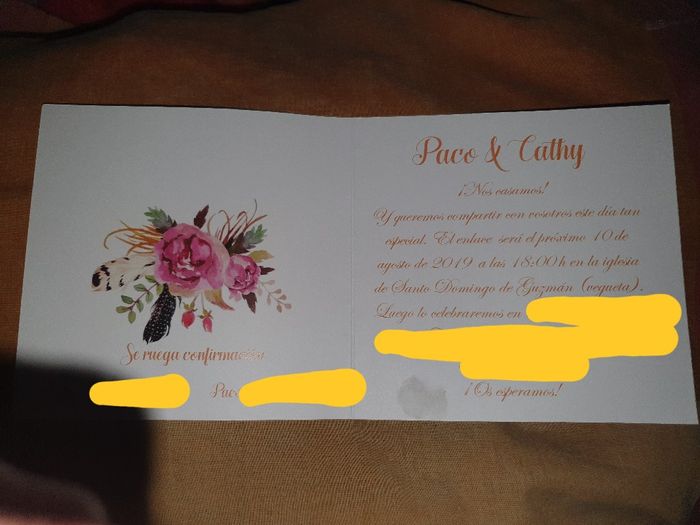 Que os parecen nuestras invitaciones - 2