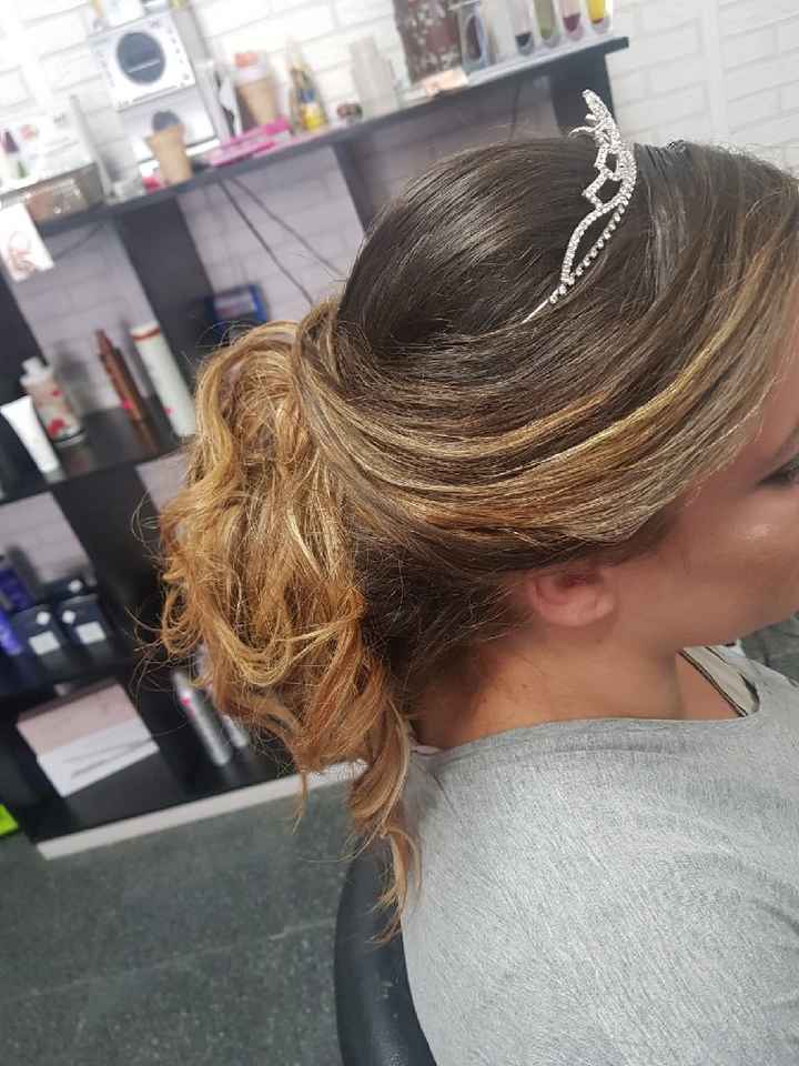 Mi prueba de peinado y maquillaje!!! - 1