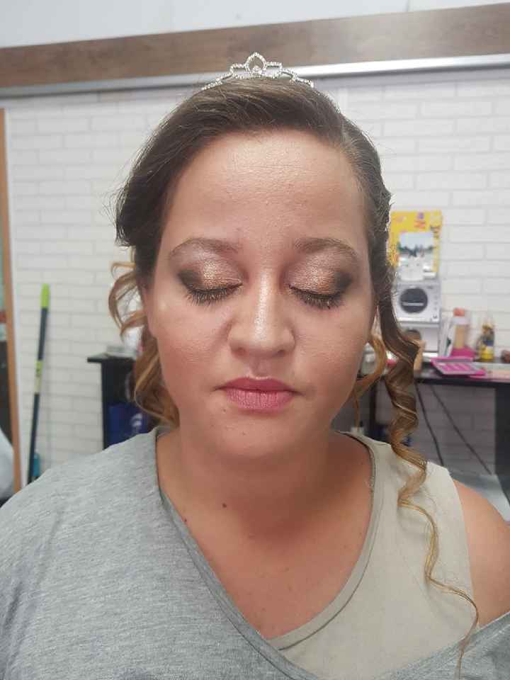 Mi prueba de peinado y maquillaje!!! - 4