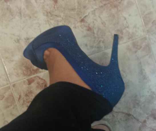 Zapatos azules para la novia - 1