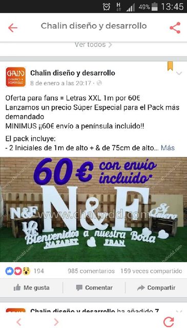 Palabras e iniciales para el banquete. - 1