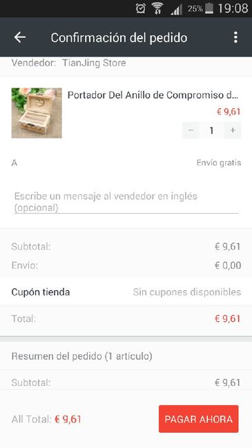 Mi porta alianzas, por fin!! - 1
