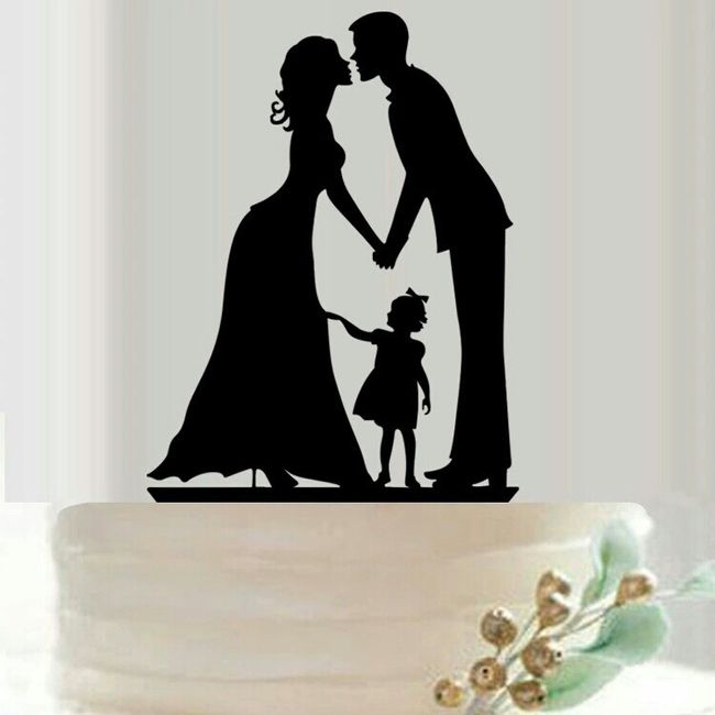 Cake topper 💍👰🏽🤵 - 1