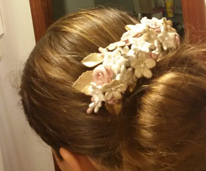 Tocado y corona diy - 2