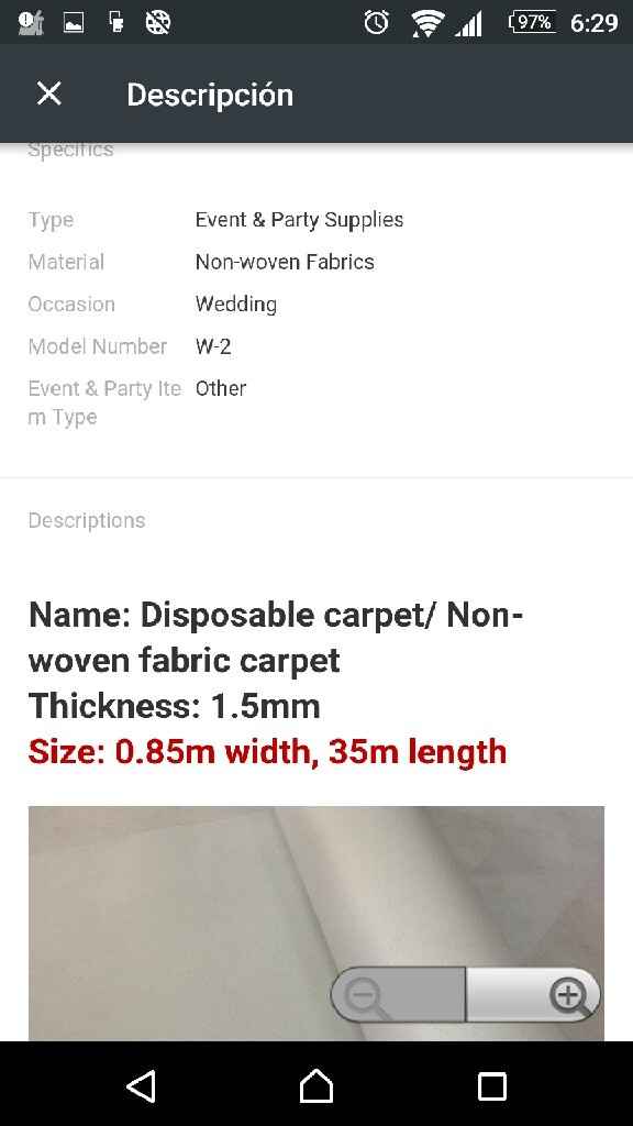 En busca de proveedores para comprar alfombra roja - 1