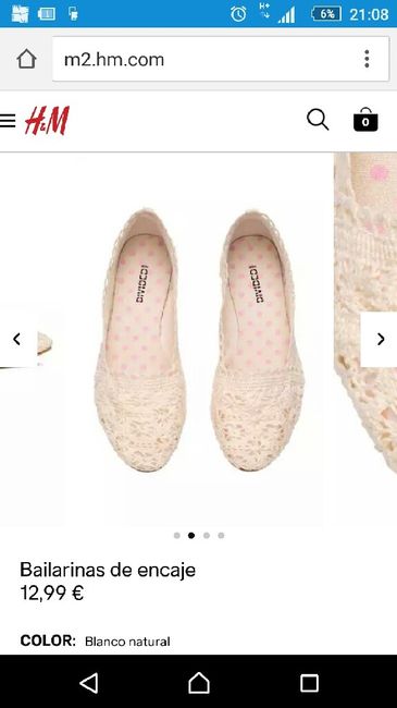 Bailarinas para novias 12eur h&m - 3