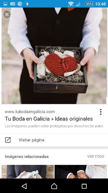Mi porta alianzas corazon semi terminado! - 4