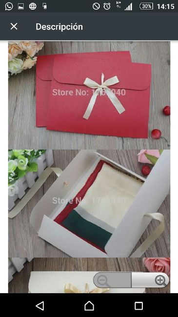 Cajas/sobres kraft para invitaciÓn de boda - 2