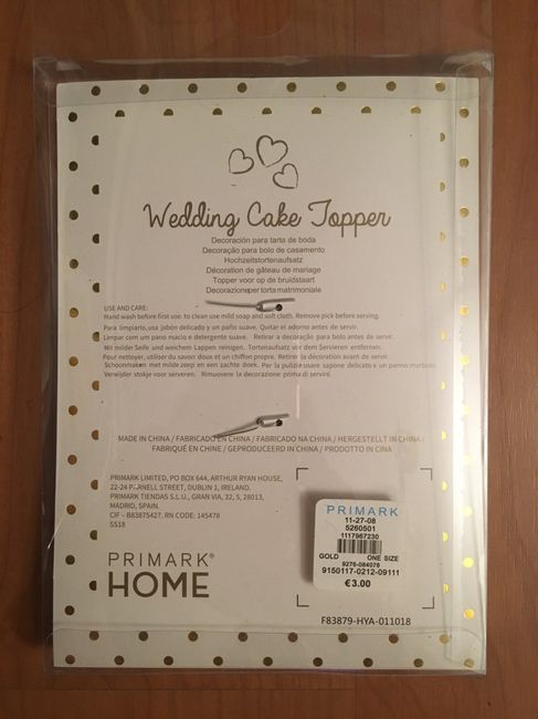 Cake Topper - 2