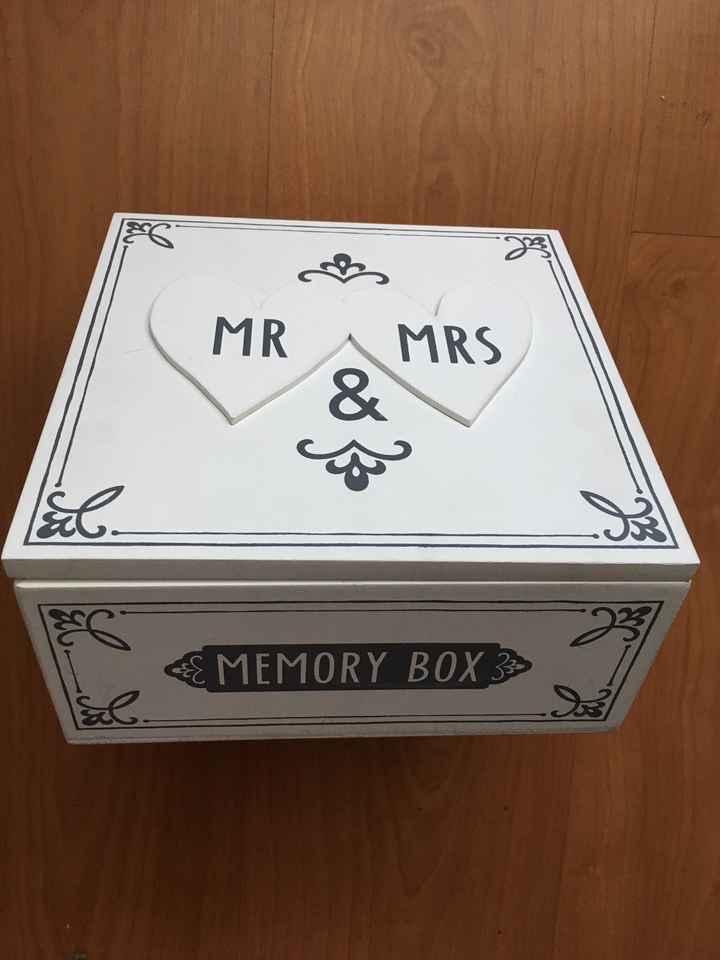 Marco de fotos y caja Mr & Mrs - 3