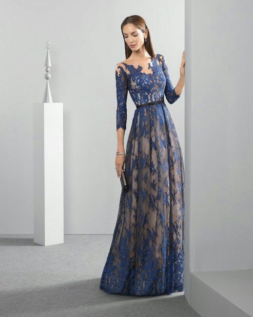 Vestido fiesta colección rosa clara 2017 - 3