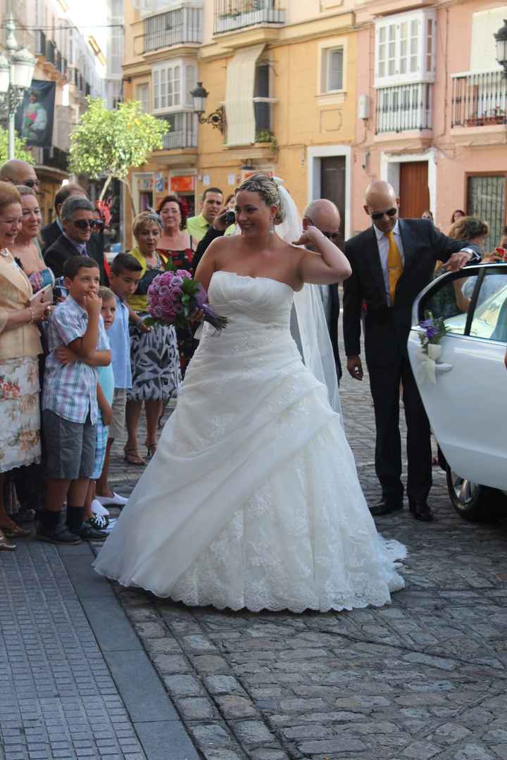 Al llegar a la Iglesia
