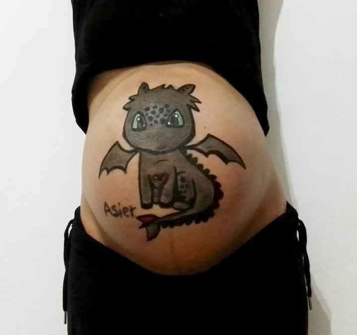 Sesiones de pintura en la barriguita