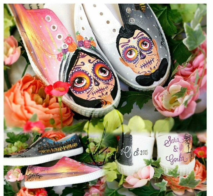 Algo asi pero personalizado, zapatos de despues de - 1