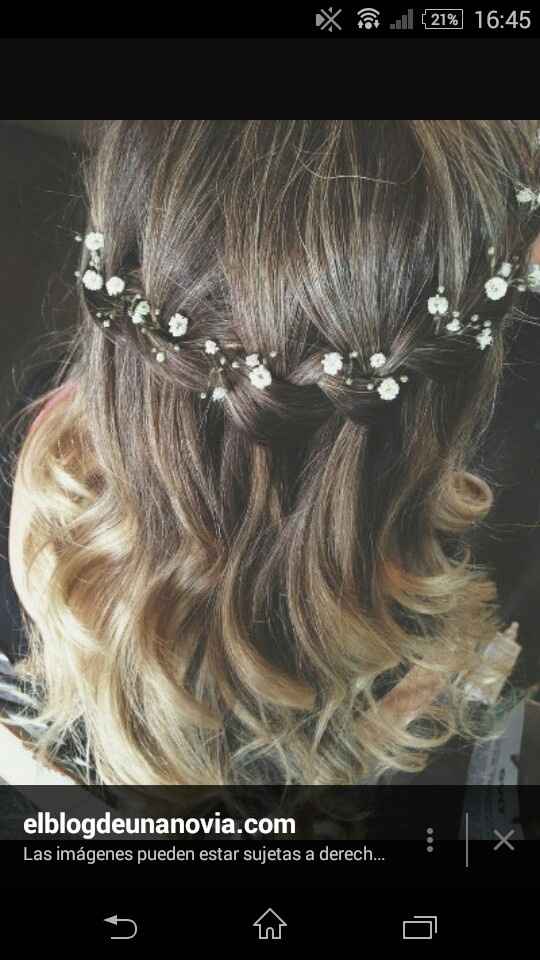 Tocado media melena, ¿ideas? - 1