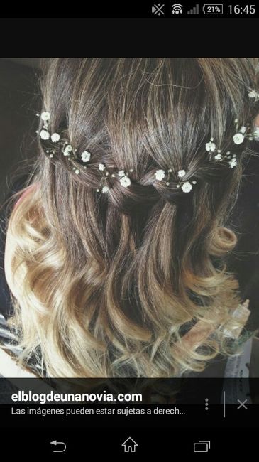 Tocado media melena, ¿ideas? - 1