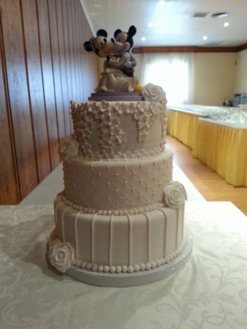 TARTA DE BODA FONDANT