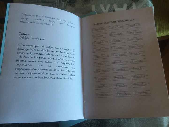 Cuadernillo testigos expediente matrimonial y boligrafos! - 3