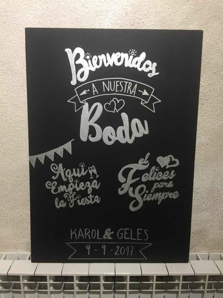 Cartel de bievenida lowcost!! - 1