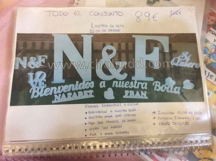 Letras de porexpan - 1