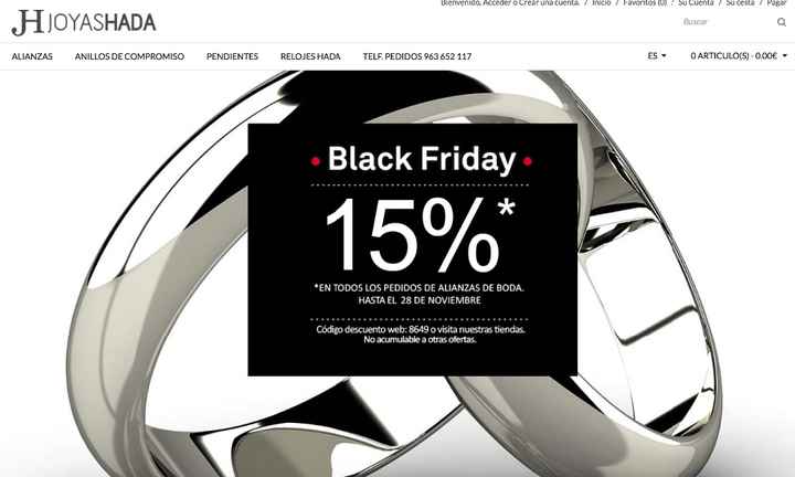 Descuento 15% Black Friday