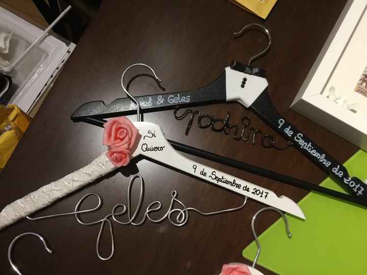 Perchas personalizadas recibidas!! - 2