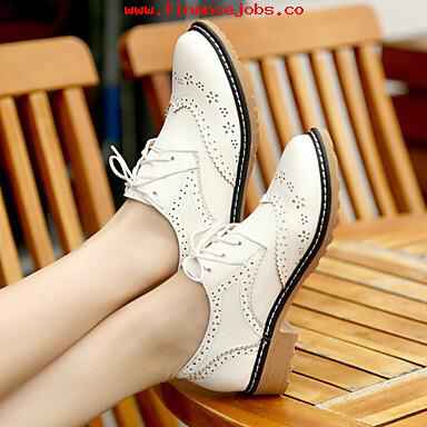 Zapatos oxford blancos - 1