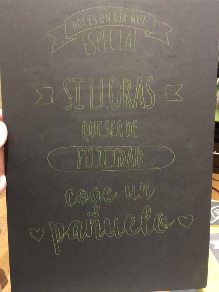 Cartel de bievenida lowcost!! - 2