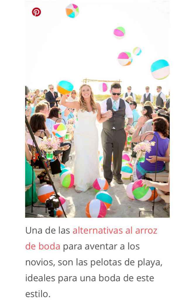 Te has cansado del arroz en las bodas?.... pues mira y veras - 1