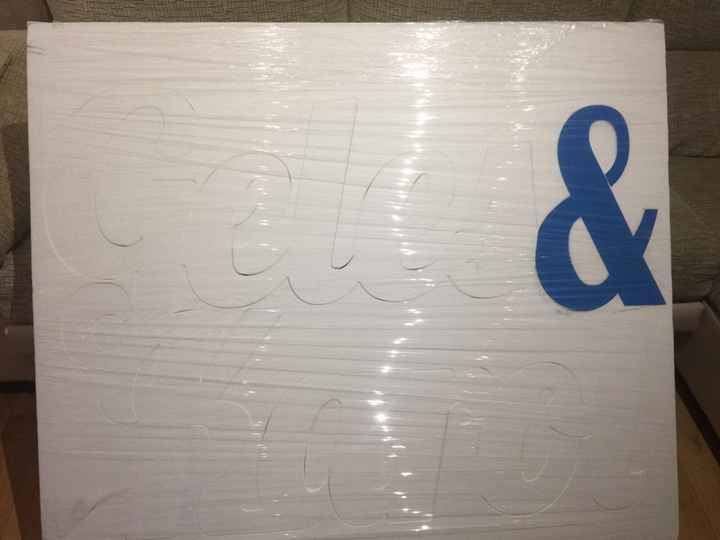 Letras corcho 1m - 1