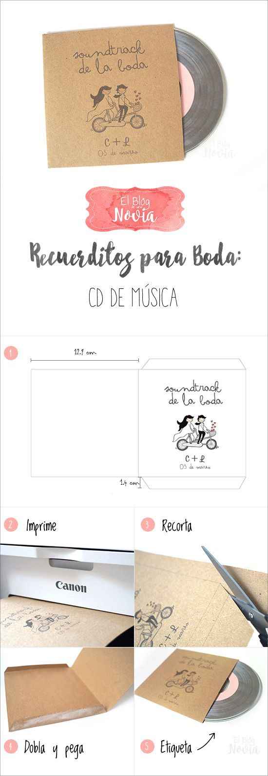 DIY Regalo Banda Sonora de la Boda