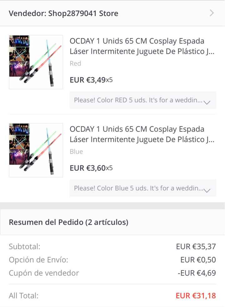 Espadas laser star wars baratas - 1