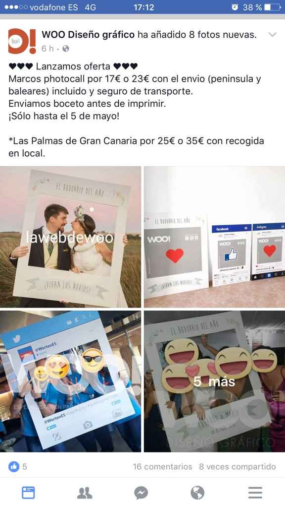 Ofertas marcos photocall - 1
