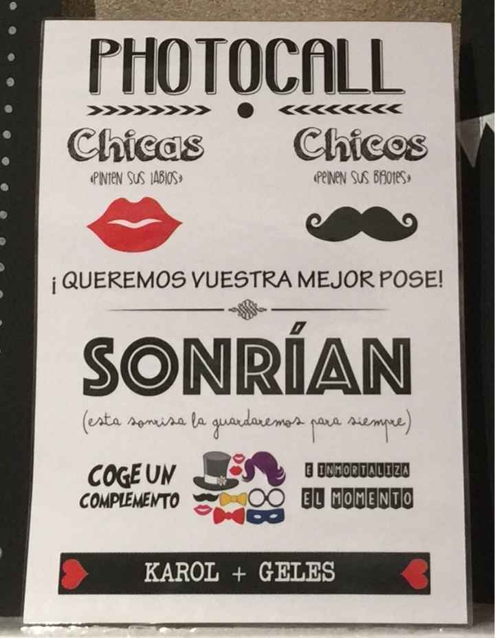 Cartelería de nuestra boda!!! - 2