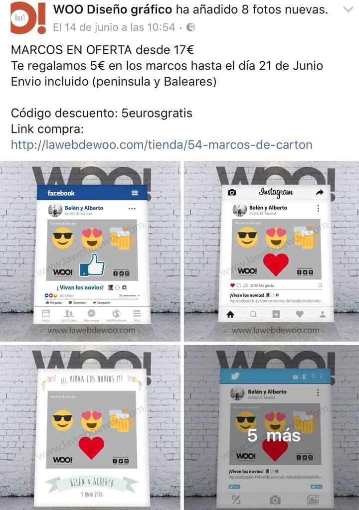 Oferta marcos faceboon/instagram - 1