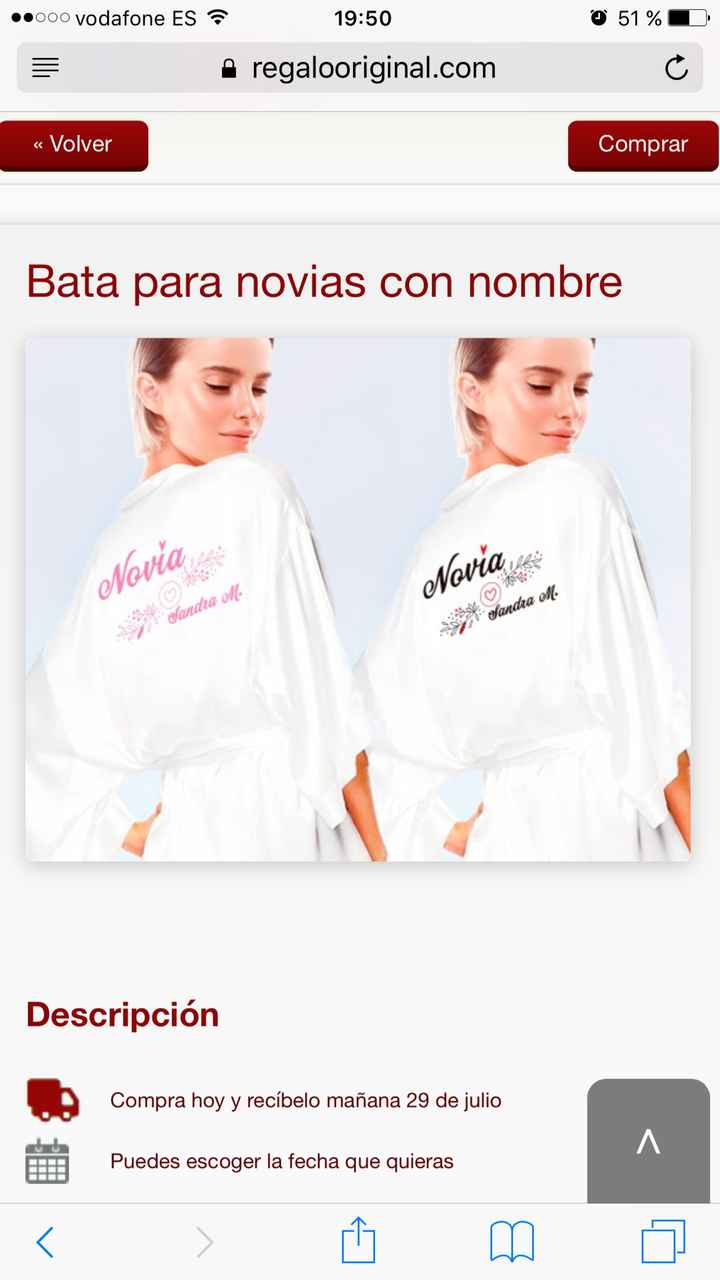 Bata personalizada para el dia b - 1