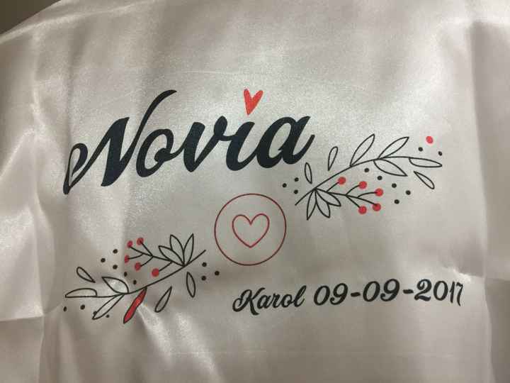 Bata novia con nombre recibida!! - 3
