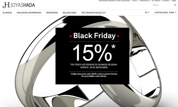 Descuento 15% Black Friday