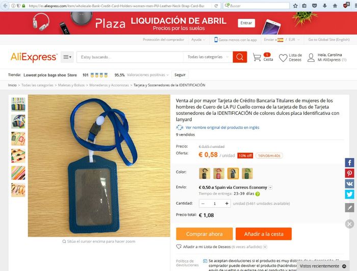 Porta Tarjetas Nenes