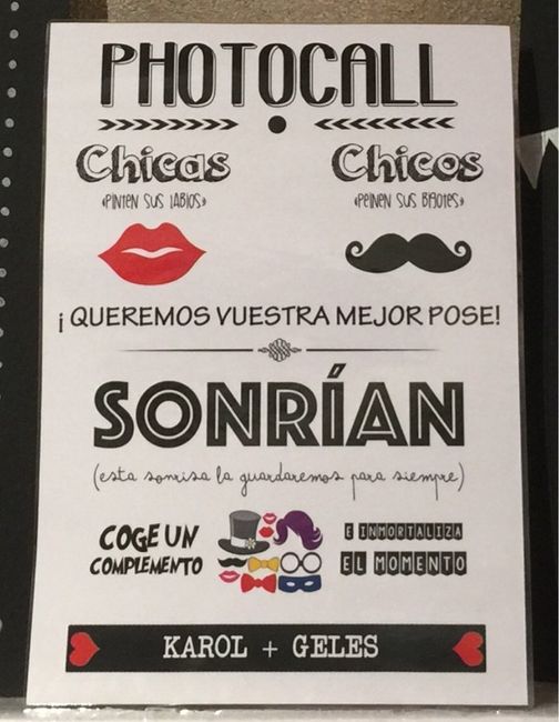 Cartelería de nuestra boda!!! - 2