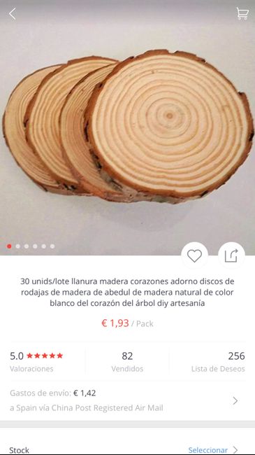 Llaveros rodaja de arbol - 2