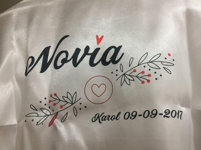 Bata novia con nombre recibida!! - 3