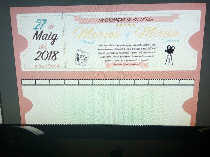 Boceto de invitaciones 😍 - 2