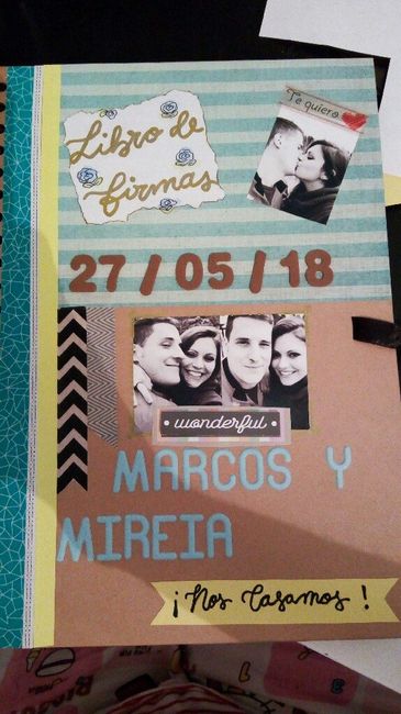 Libro de firmas hecho por mi - 1
