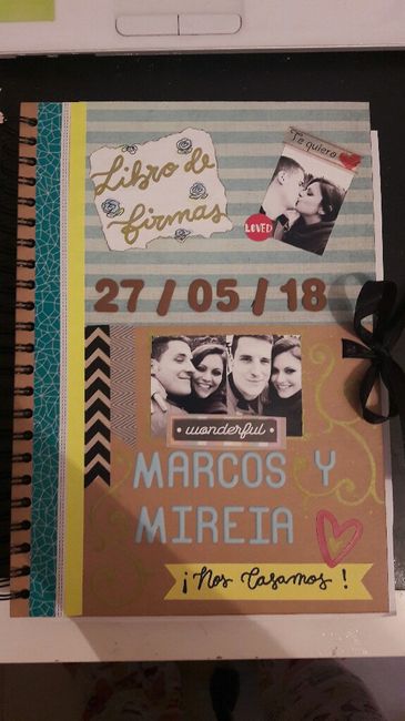 Libro de firmas hecho por mi - 1