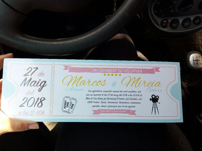 Boceto de invitaciones 😍 - 1